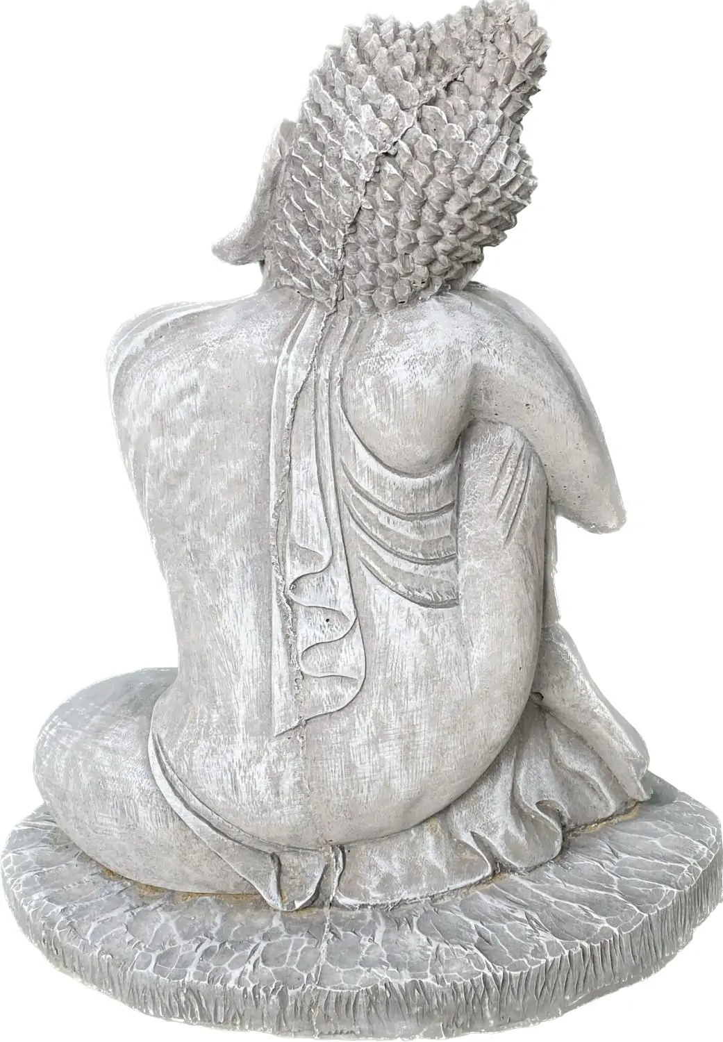 Artikelbild 12 des Artikels “Vivit - Buddha entspannt - rechtes Knie hoch, 45 cm H | Steinguss “